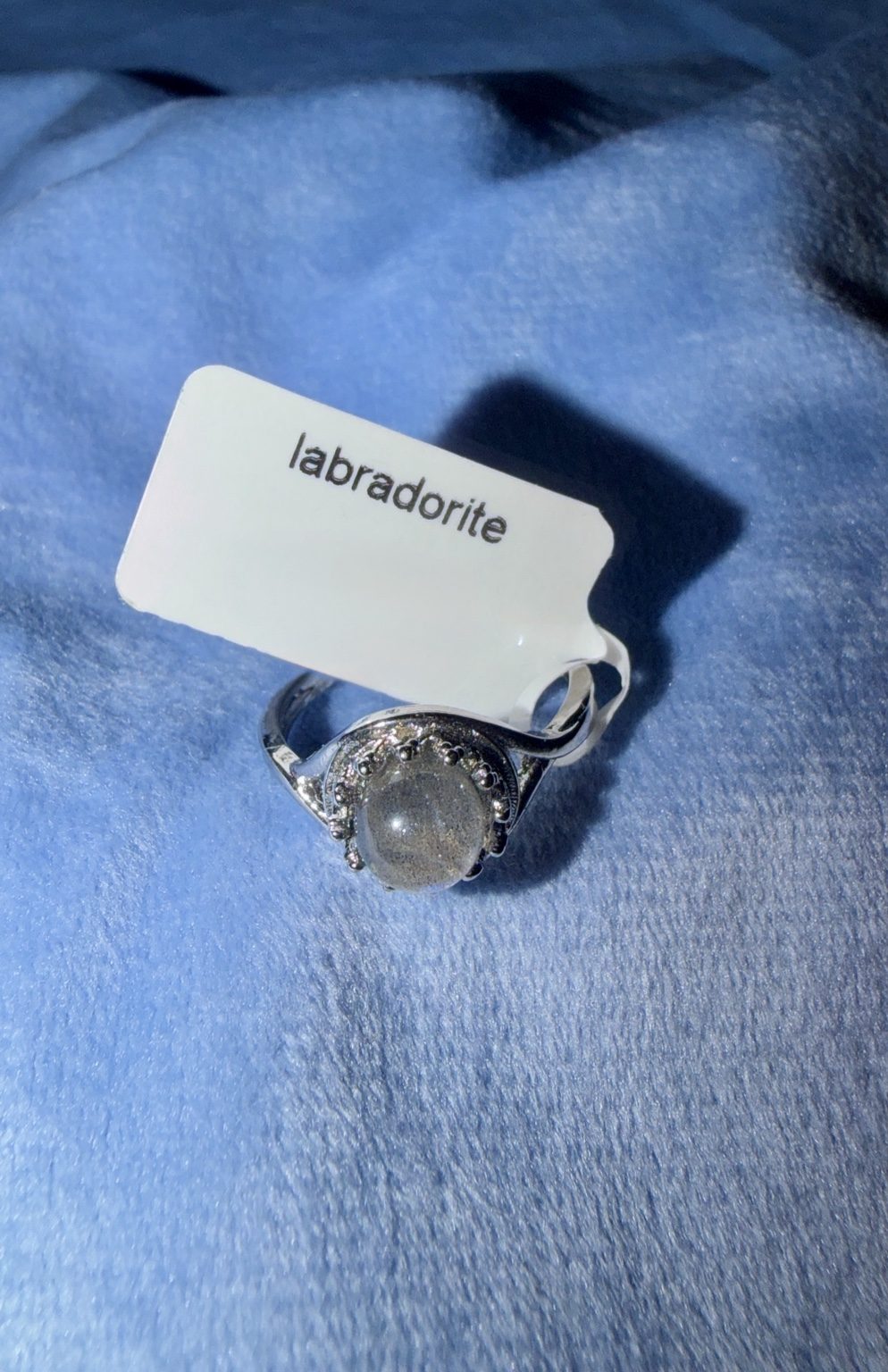 Labradorite Adjustable Ring