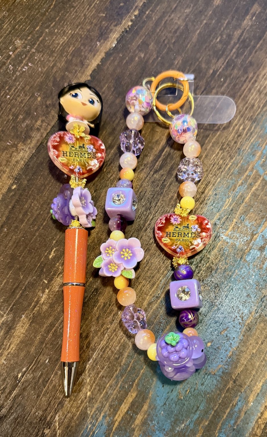 Pen and Keychain Set #7