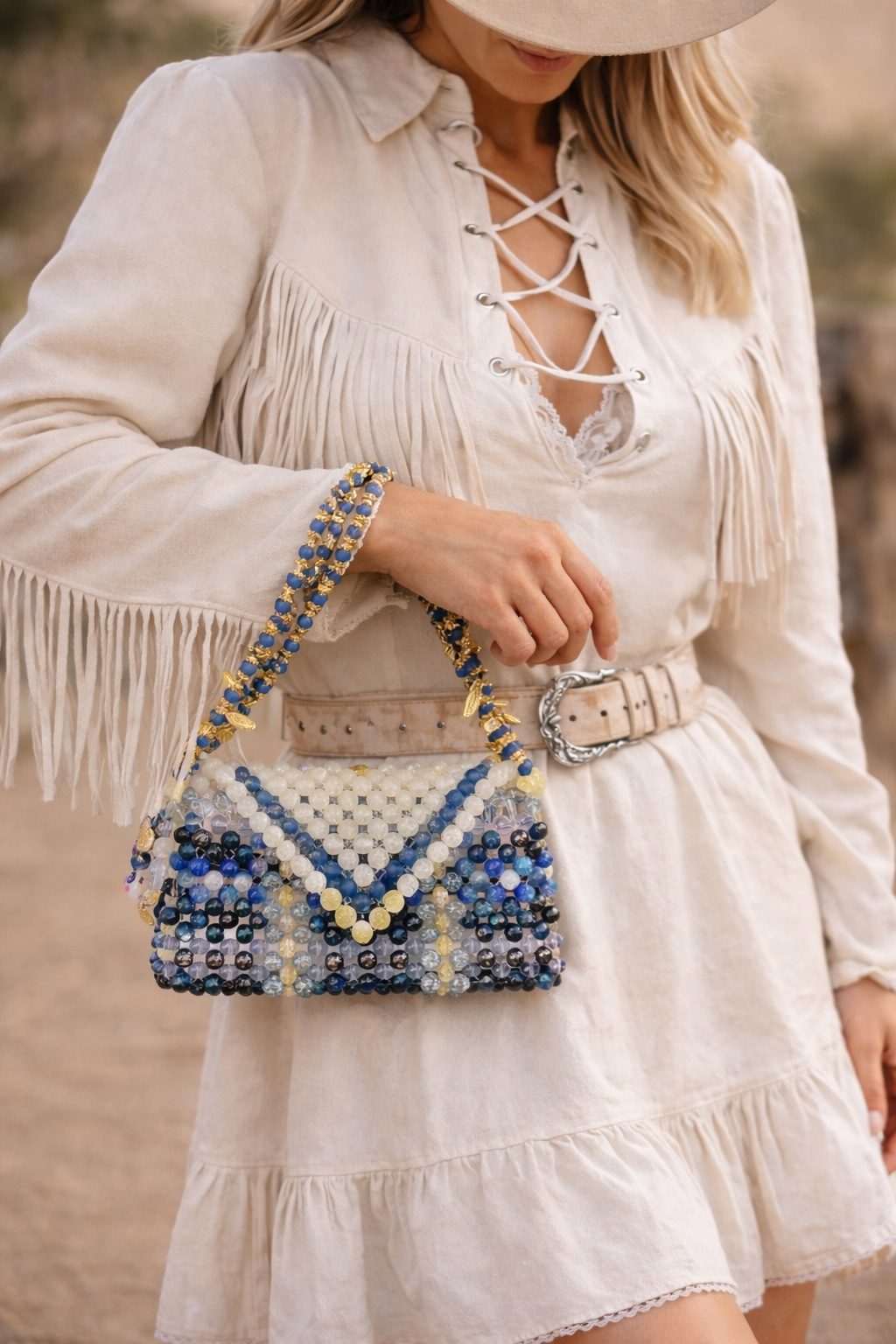 Blue Mesa Glass Beaded Shoulder Bag view 6