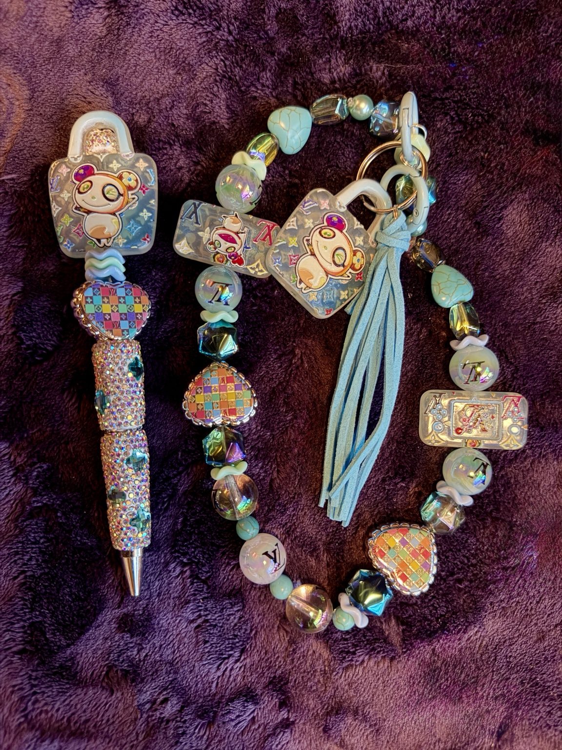 Pen and Keychain Set #6