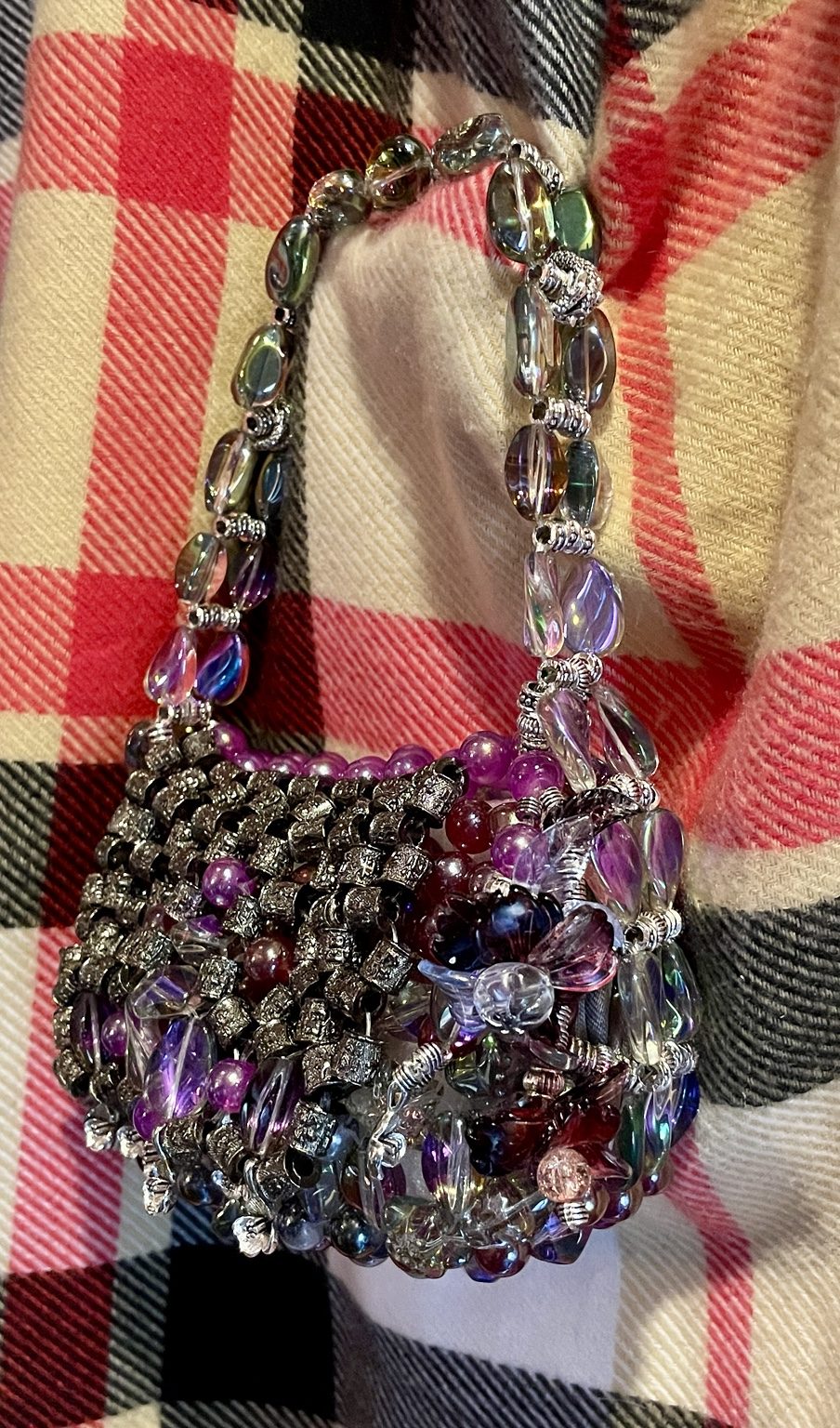 Twilight Jewel Glass Beaded Bag photo 4