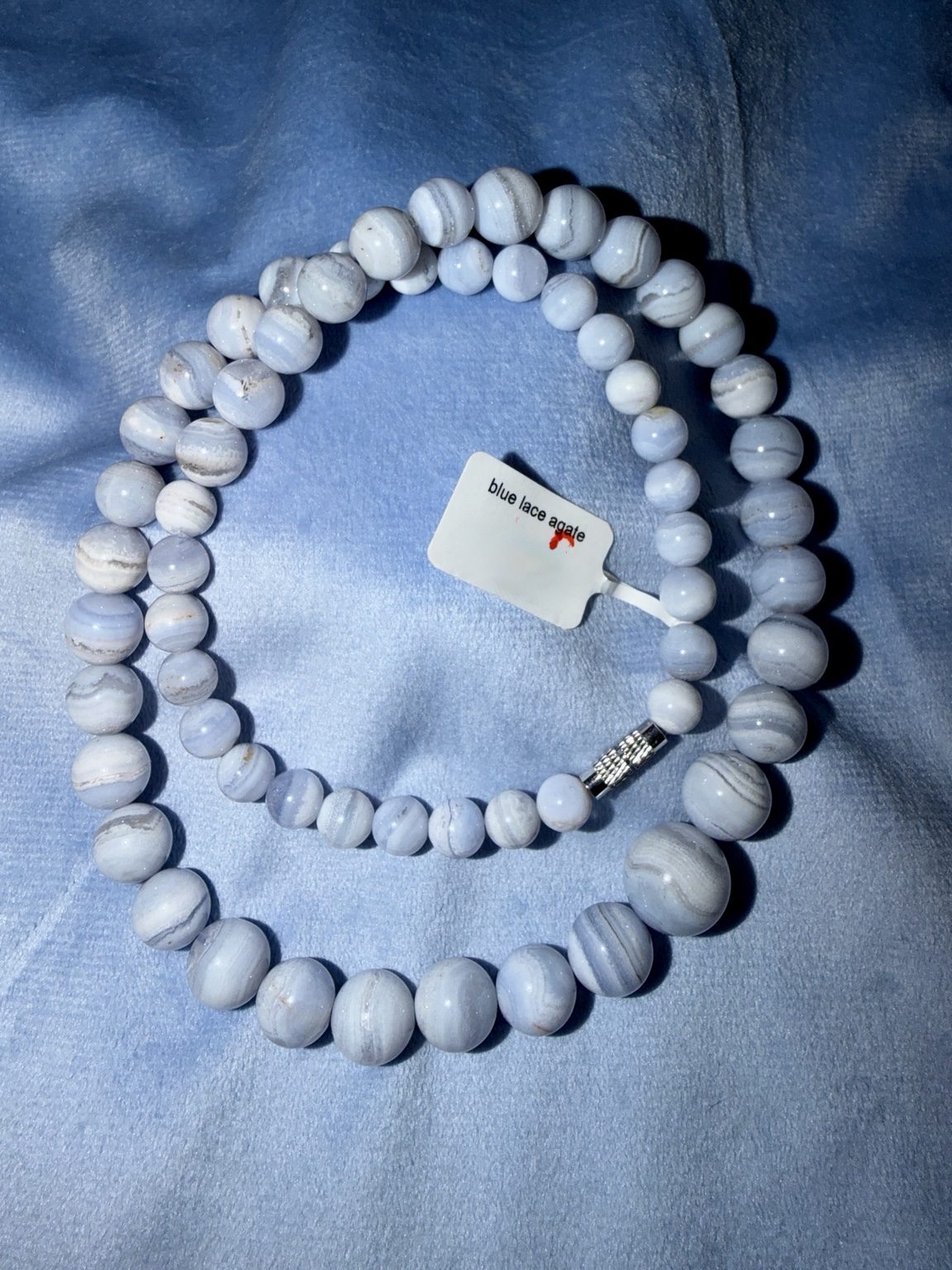 Blue Lace Agate Necklace