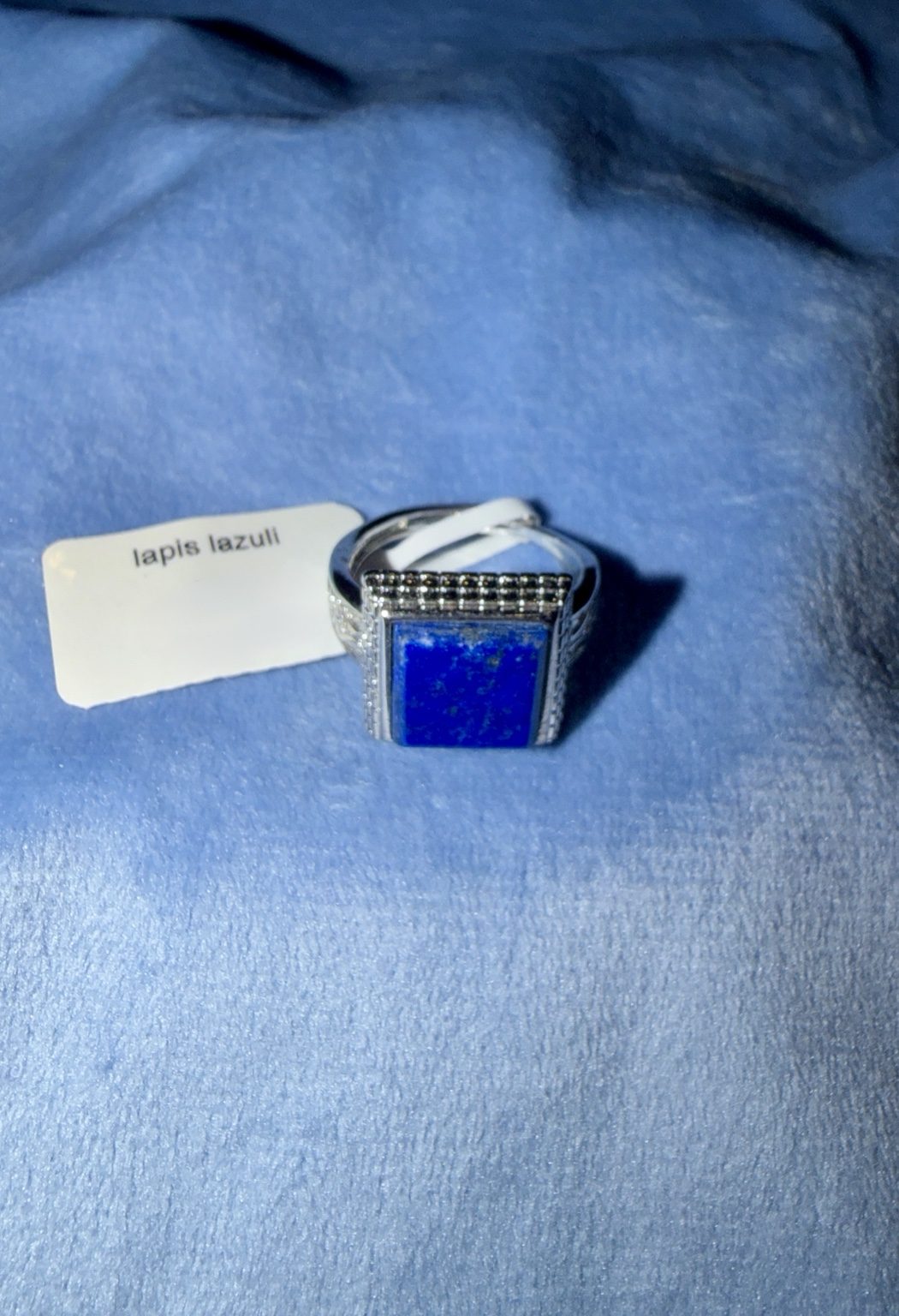 Lapis Lazuli Adjustable Ring
