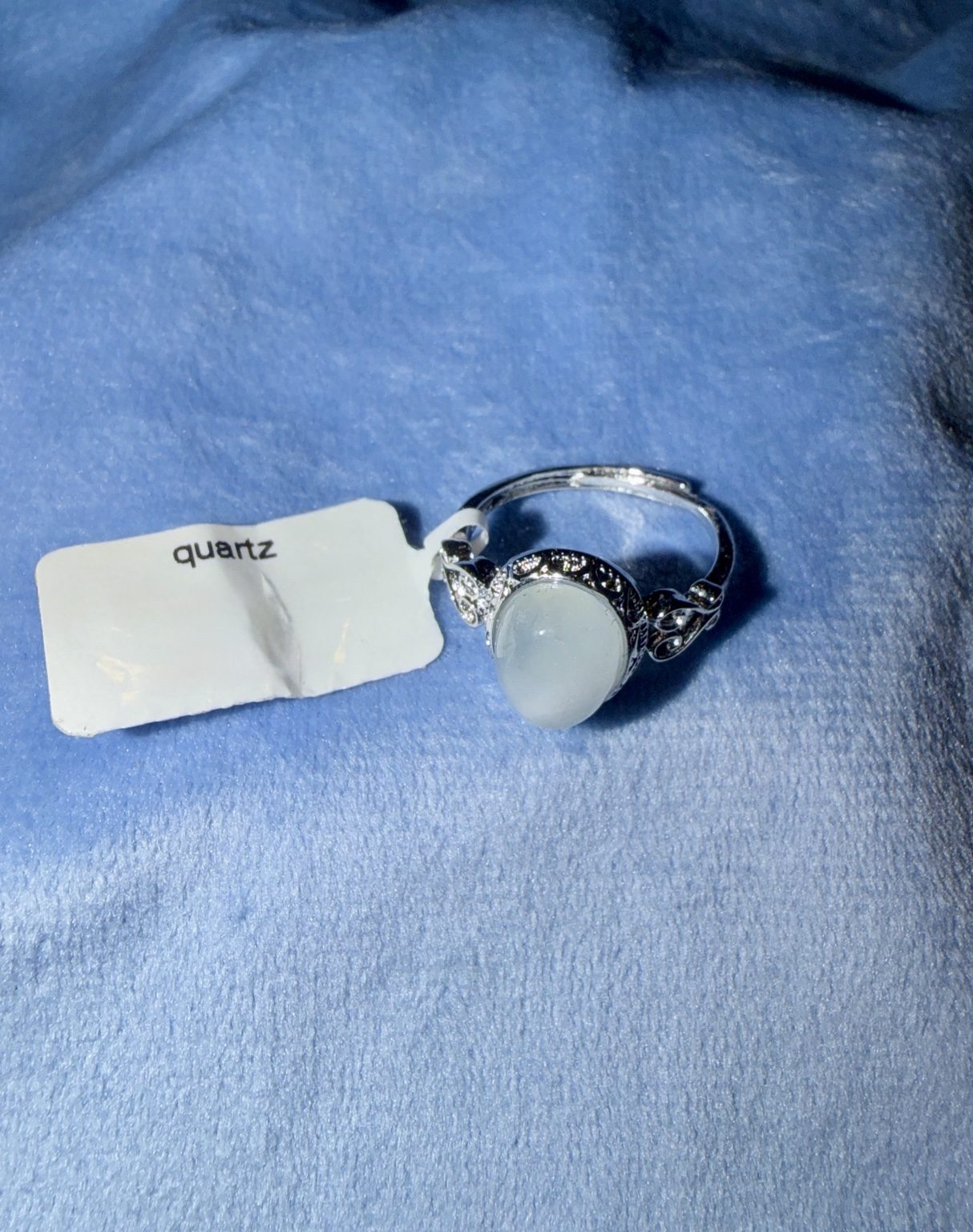 Quartz Adjustable Ring