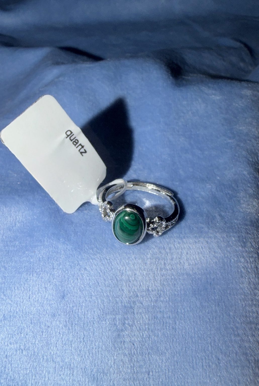 Quartz Adjustable Ring