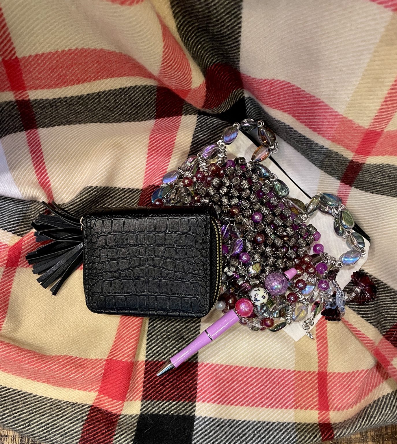 Twilight Jewel Glass Beaded Bag photo 5