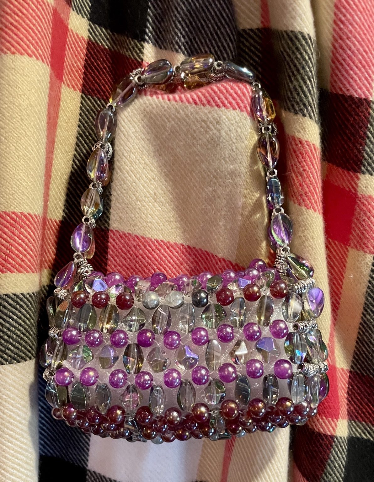 Twilight Jewel Glass Beaded Bag photo 3