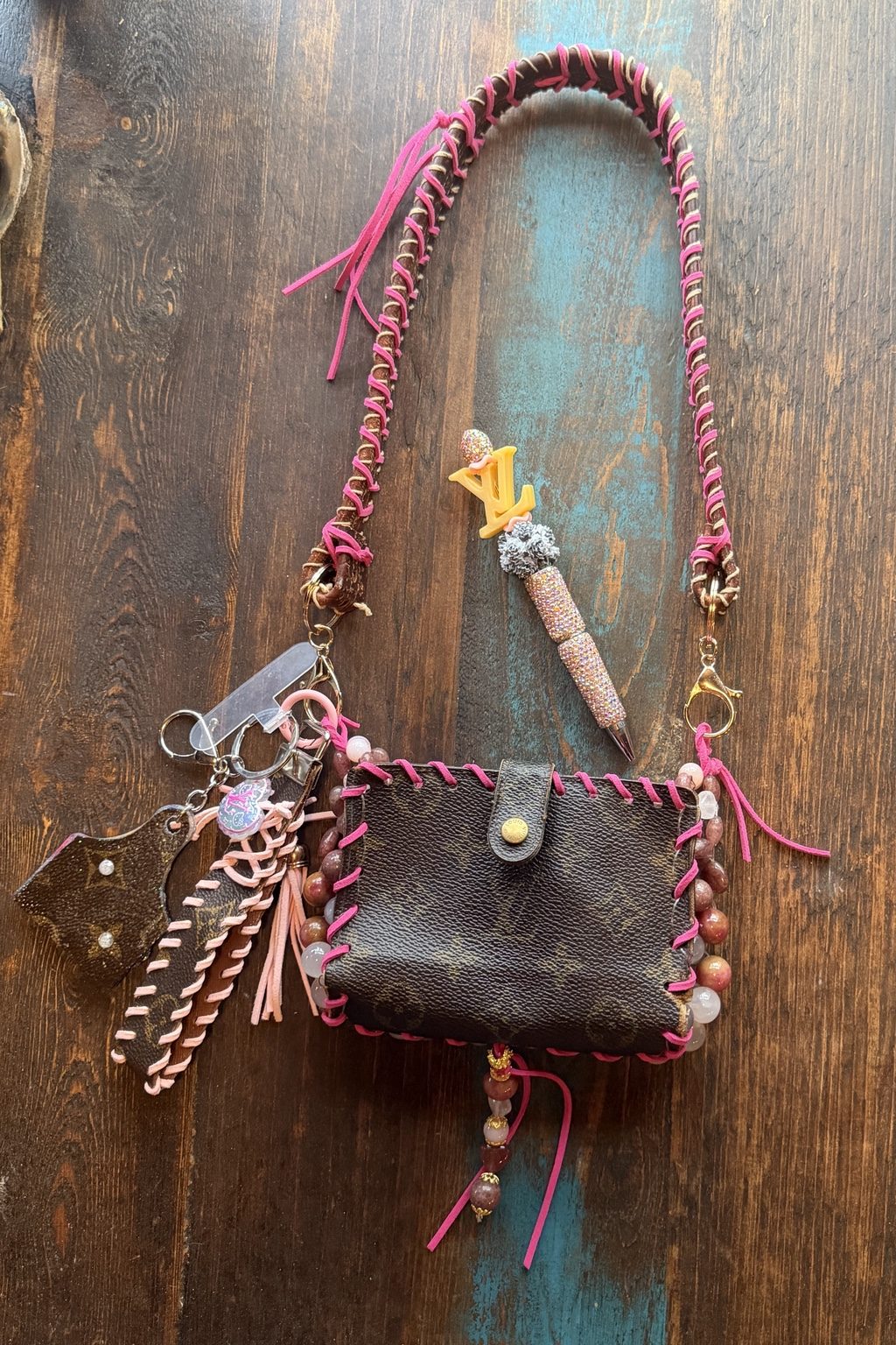 Rose Canyon Up-Cycled Luxury Shoulder Bag photo 2