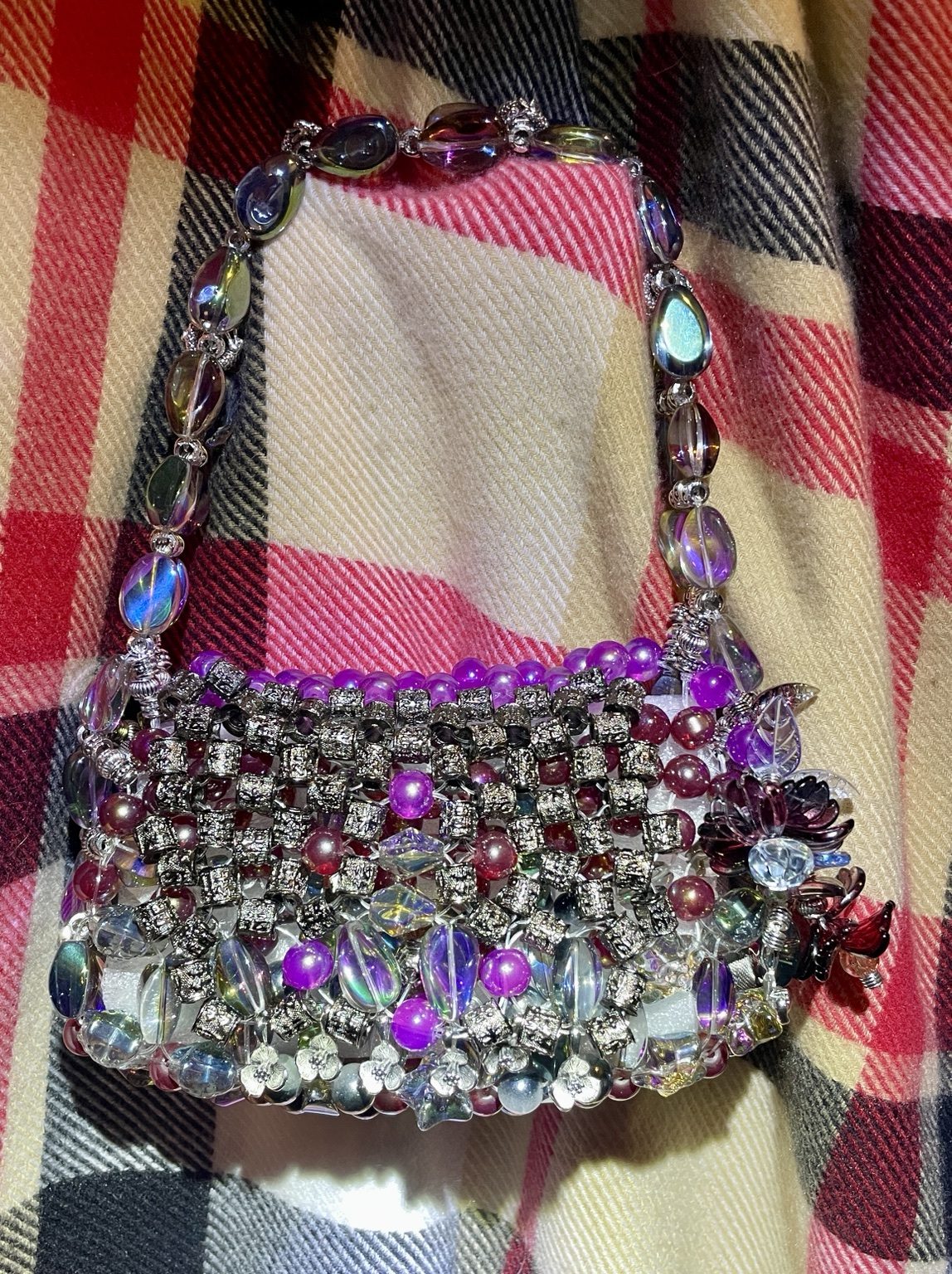 Twilight Jewel Glass Beaded Bag photo 1