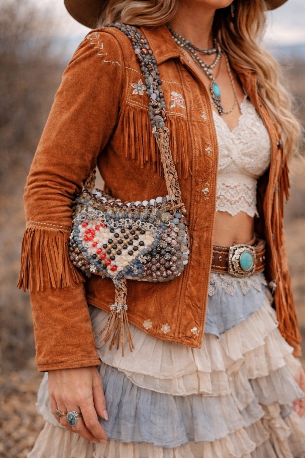 Rustic Canyon Beaded Bag view 4