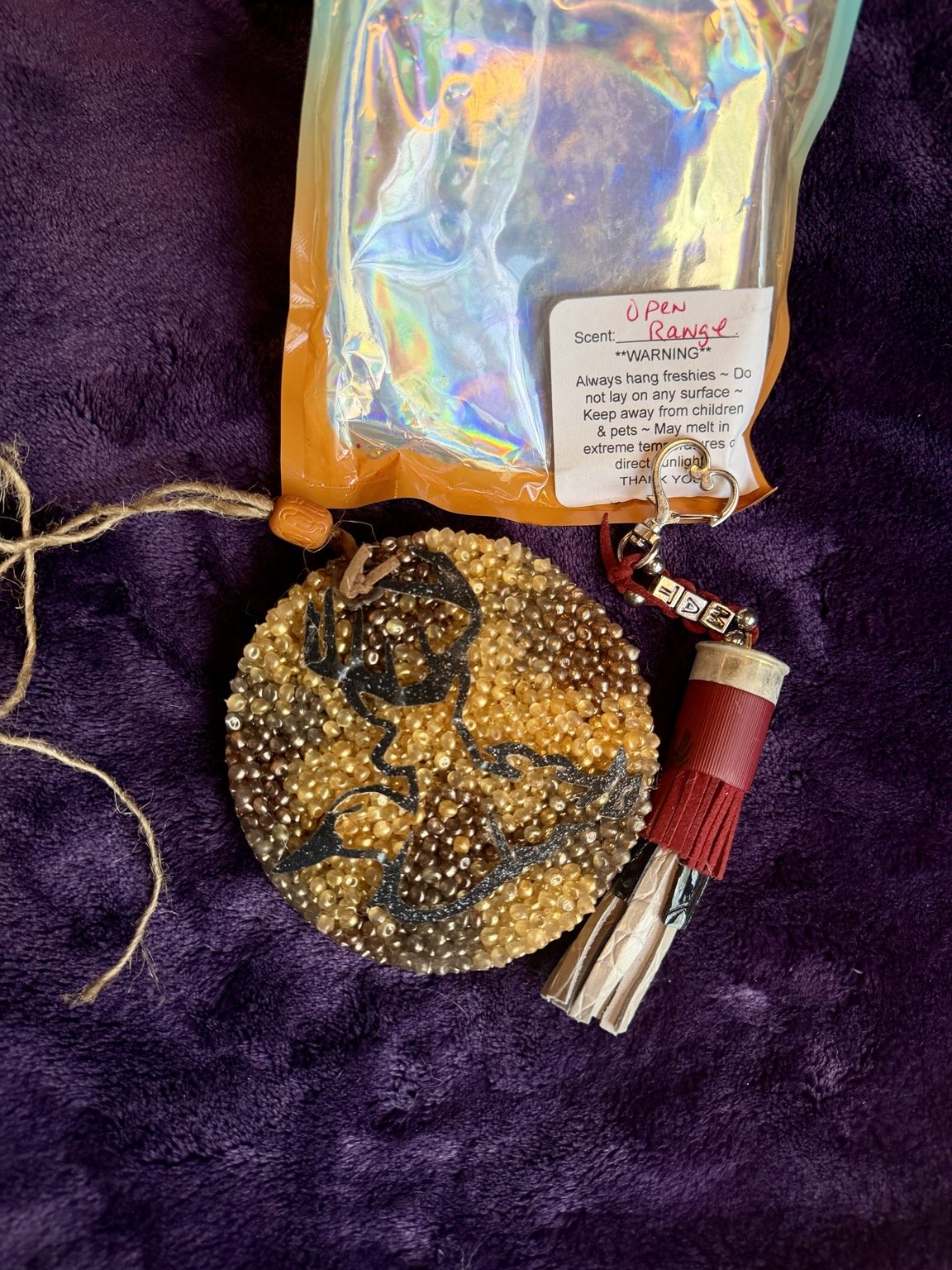 $8 Keychain #5 — Western Freshie & Tassel Keychain