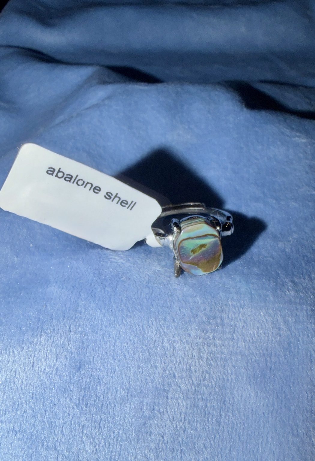 Abalone Shell Adjustable Ring