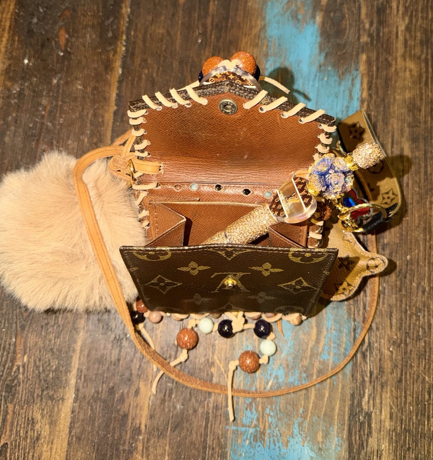 Sundown Trail Up-Cycled Luxury Coin Purse photo 5