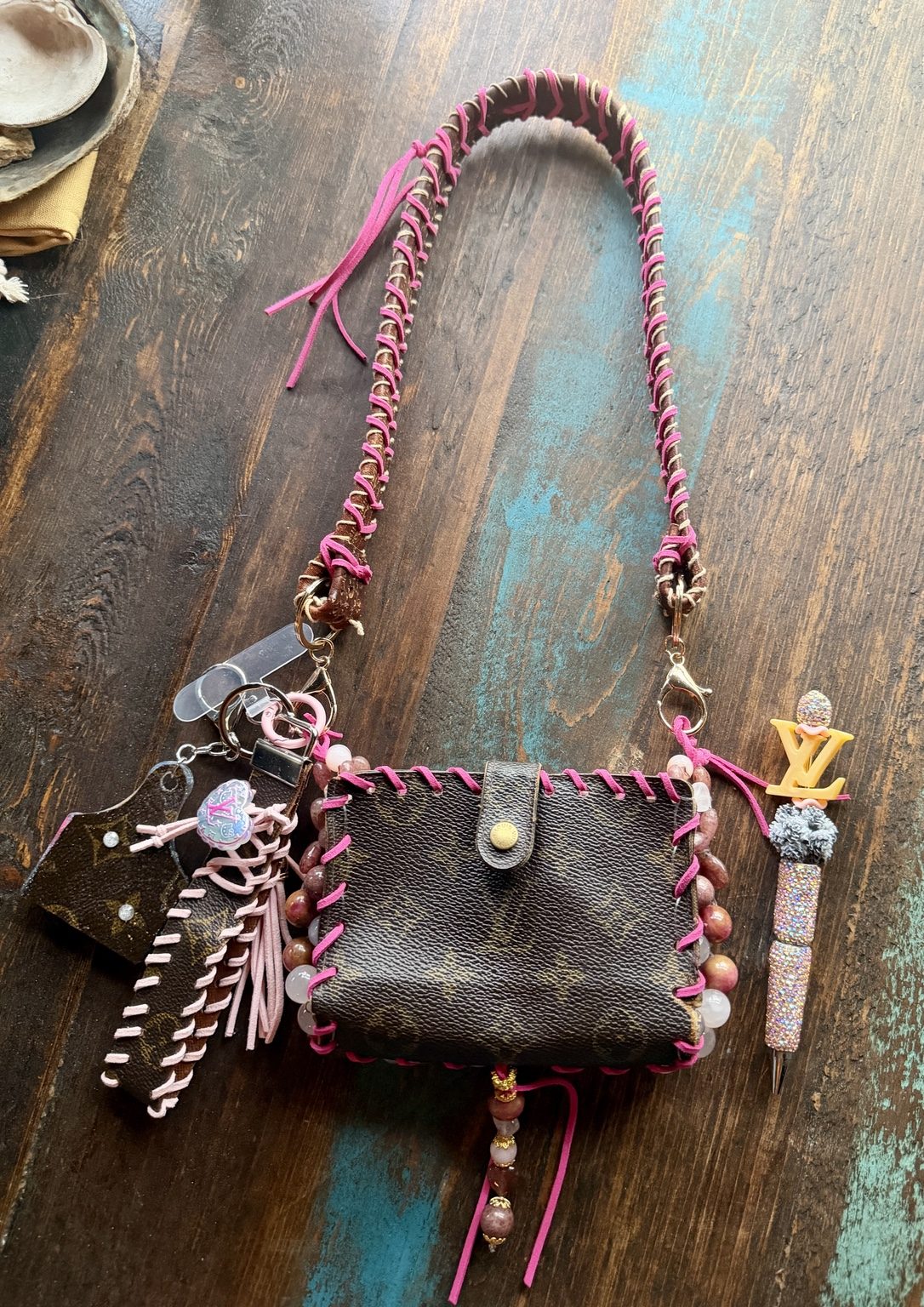 Rose Canyon Up-Cycled Luxury Shoulder Bag photo 1