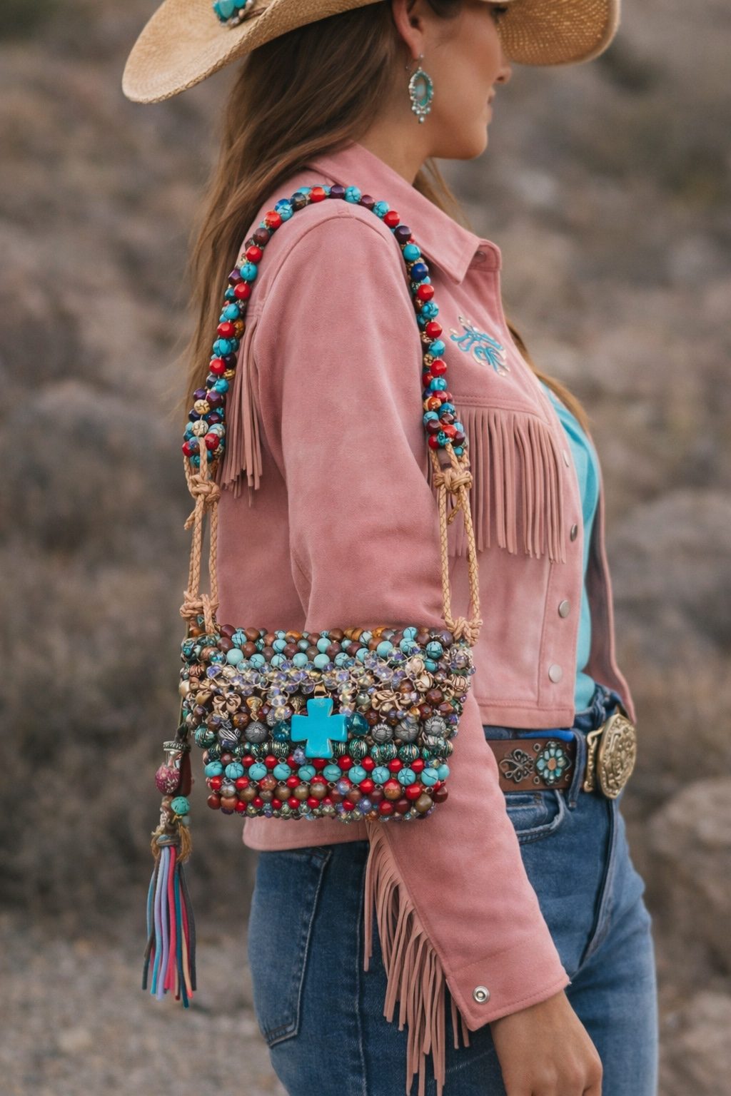 Desert Crossroads Beaded Bag photo 4