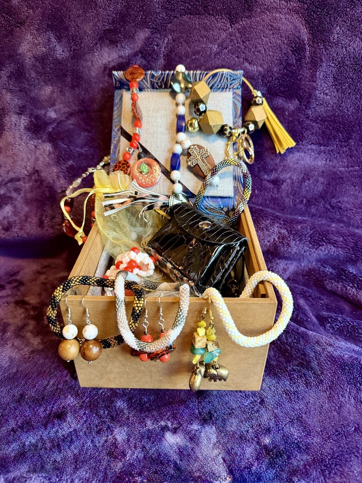 Boho Keepsake Curated Mystery Jewelry and Accessories Box