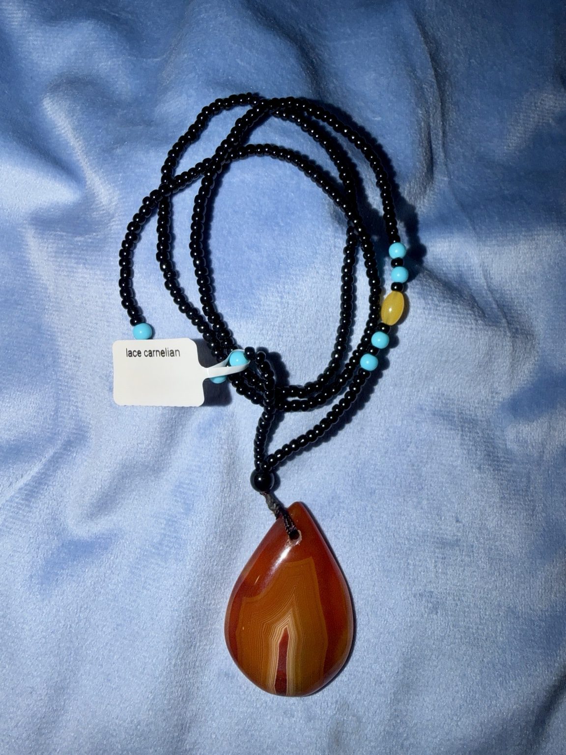 Lace Carnelian Necklace