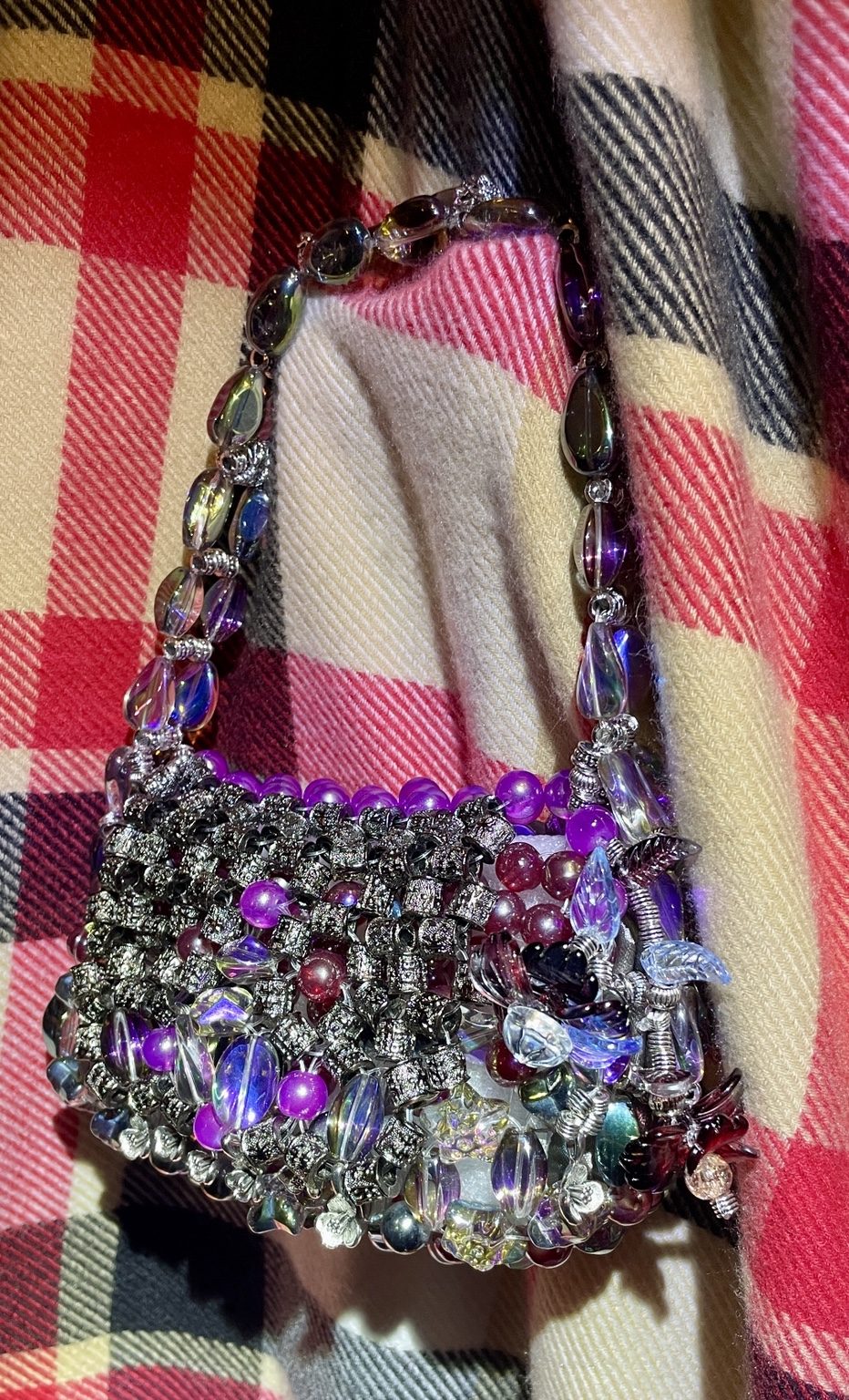 Twilight Jewel Glass Beaded Bag photo 2