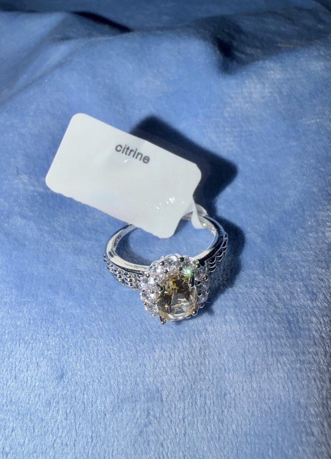 Citrine Adjustable Ring