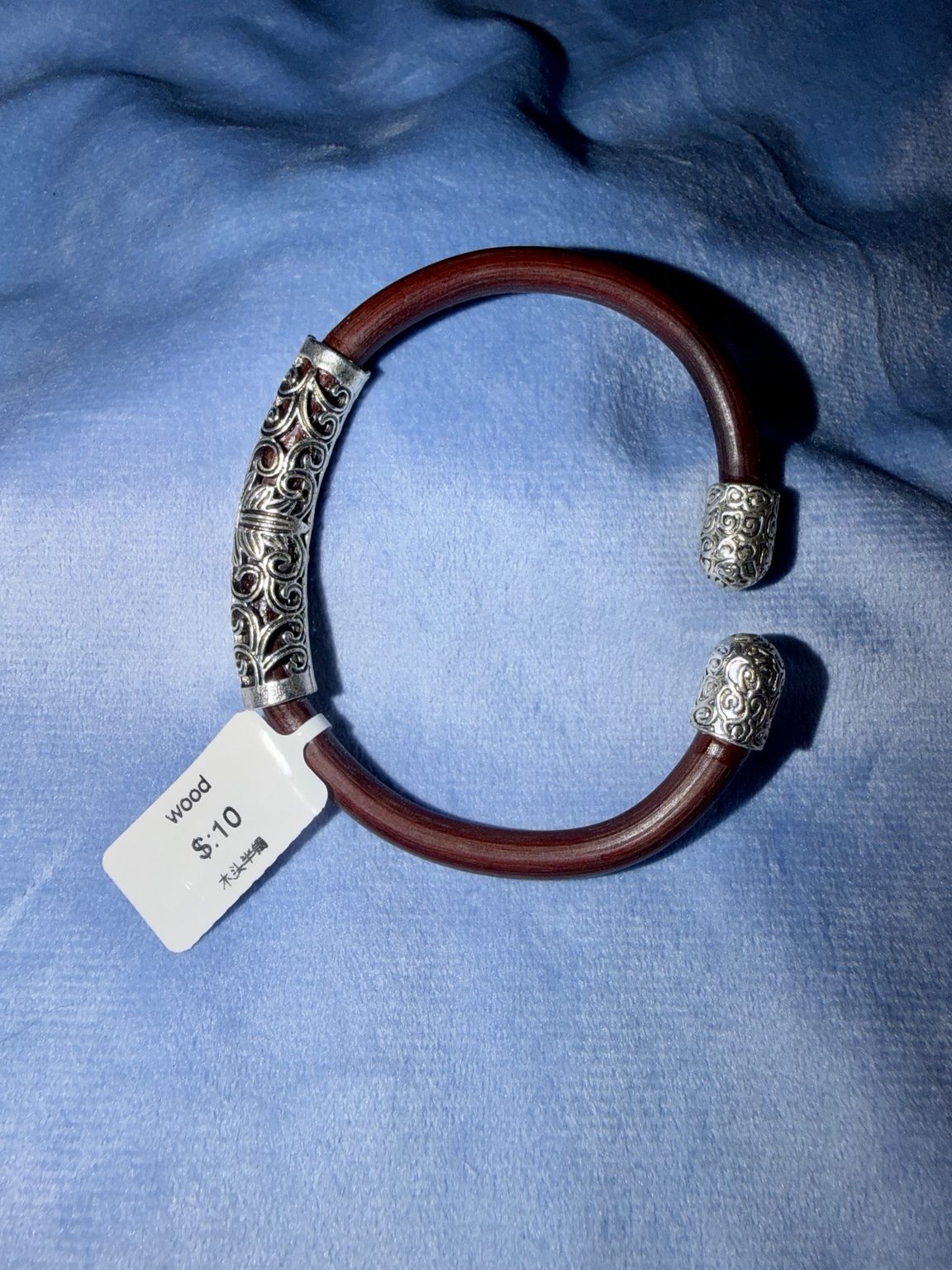 Wood & Metal Bracelet