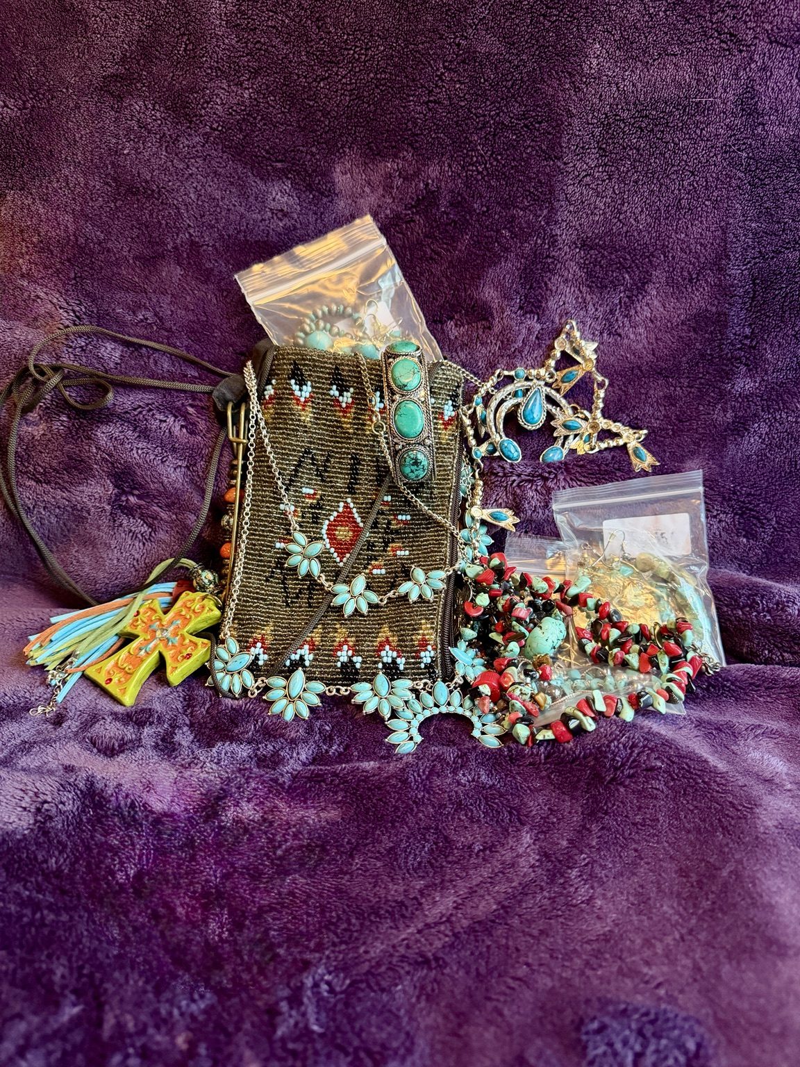Turquoise Trail mystery collection with new and pre-owned jewelry and accessories