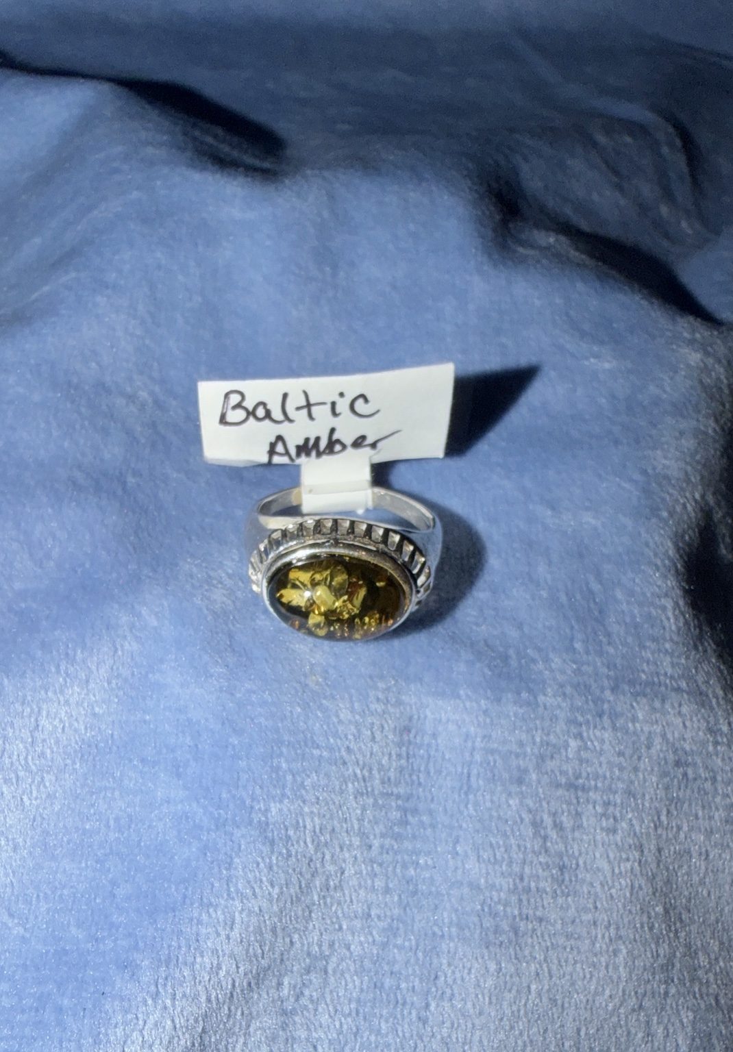 Baltic Amber Ring
